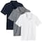 Galaxy by Harvic Boys Moisture Wicking Short Sleeve Polos 3 Pack